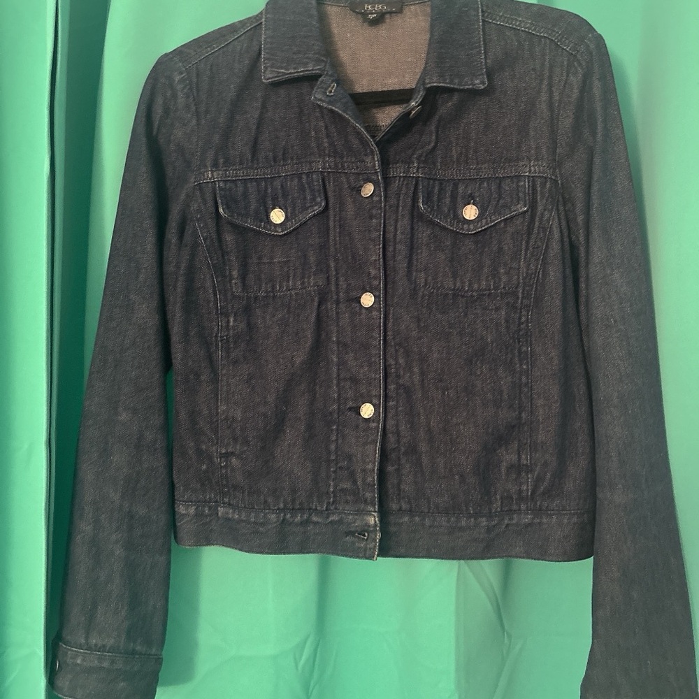 BCBG Dark Blue Denim Jacket
